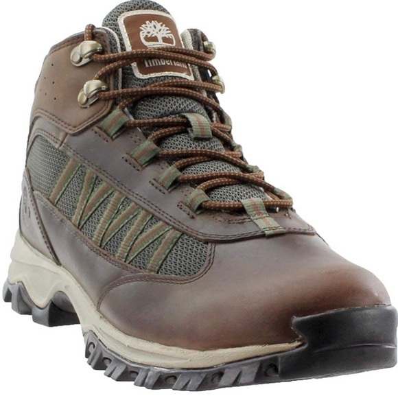 Timberland Other - Timberland hiking boots lightweight boots brown faux leather upper new boots
